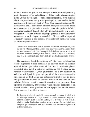 Strania energie a gândirii 