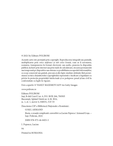 Rusia, o ecuaţie complicată