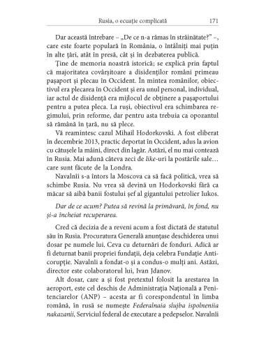 Rusia, o ecuaţie complicată Rusia, o ecuaţie complicată