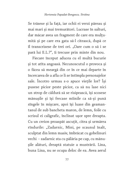 Hortensia Papadat-Bengescu. Străina