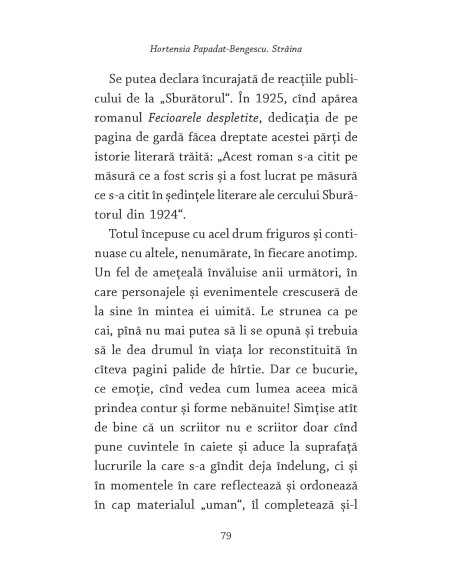 Hortensia Papadat-Bengescu. Străina