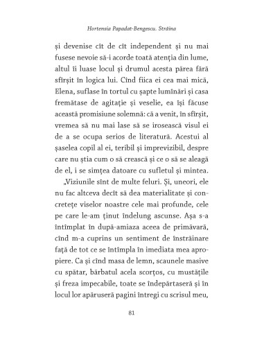 Hortensia Papadat-Bengescu. Străina