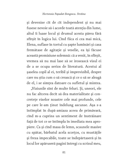 Hortensia Papadat-Bengescu. Străina
