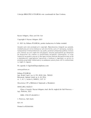 Klara și Soarele Klara și Soarele