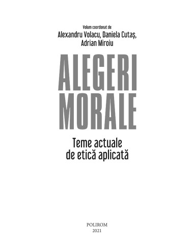 Alegeri morale