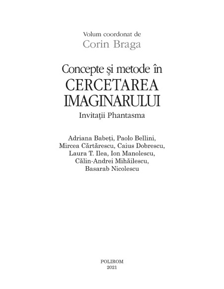 Concepte şi metode în cercetarea imaginarului