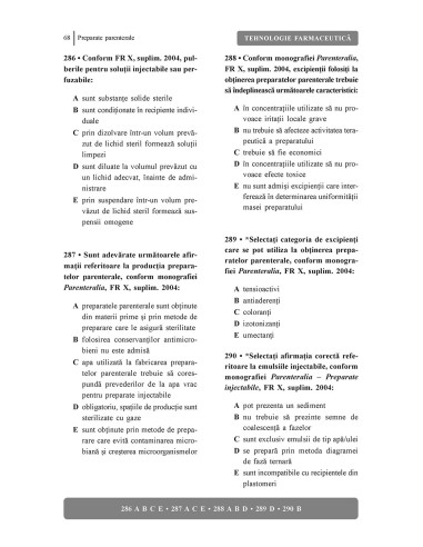 Teste-grilă de tehnologie...