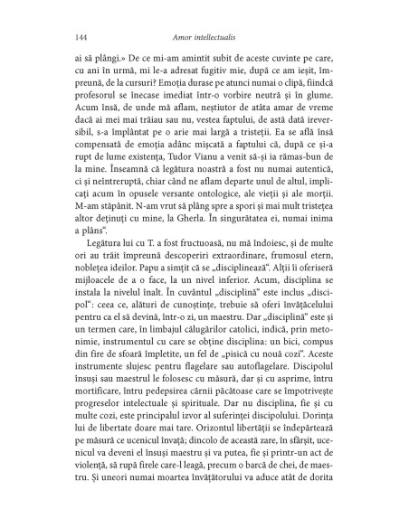 Amor intellectualis. Romanul unei educaţii