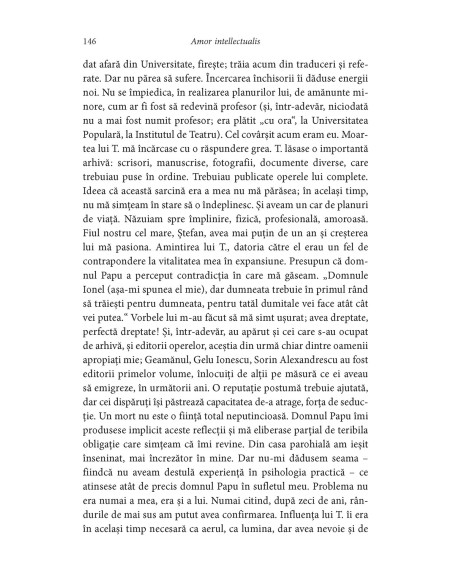 Amor intellectualis. Romanul unei educaţii