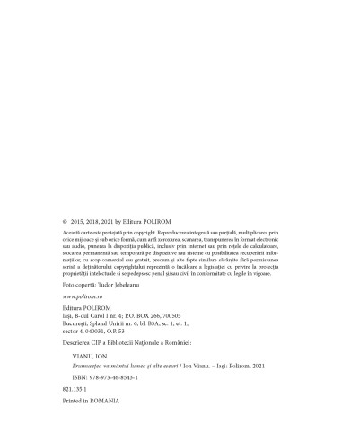 Frumuseţea va mîntui lumea şi alte... Frumuseţea va mîntui lumea şi alte...