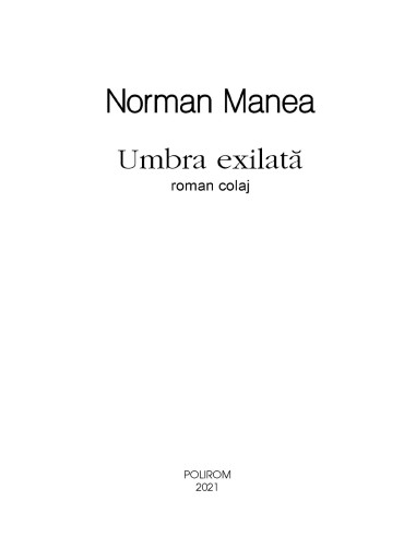 Umbra exilată Umbra exilată