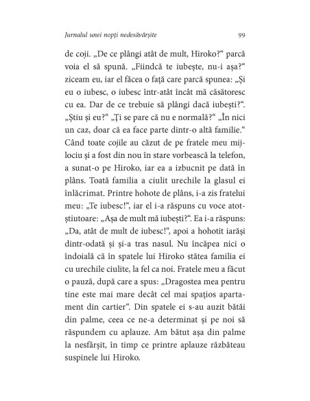 Jurnalul unei nopţi nedesăvârşite