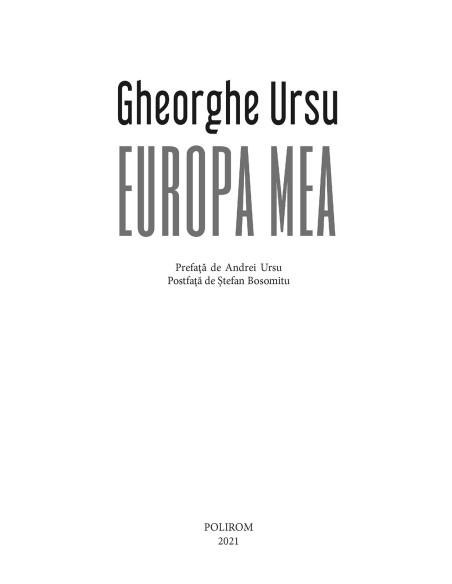 Europa mea