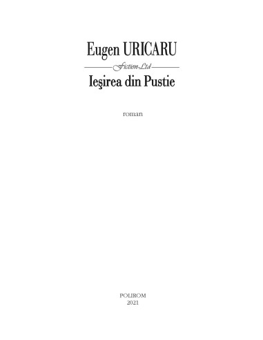 Ieşirea din Pustie Ieşirea din Pustie