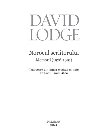 Norocul scriitorului 