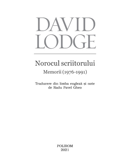 Norocul scriitorului 