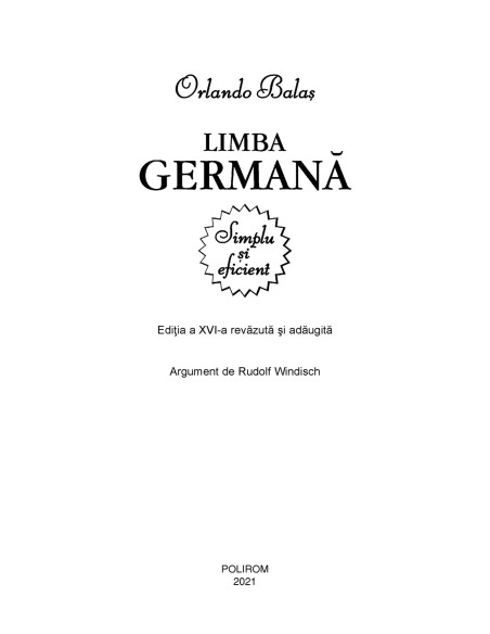 Limba germană. Simplu şi eficient