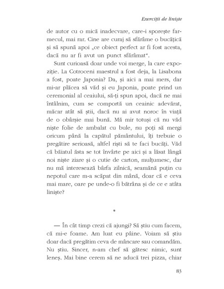 Exerciţii de linişte