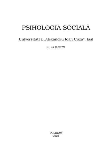 Psihologia socială. Buletinul Laboratorului Psihologia cîmpului social 47(I)/2021