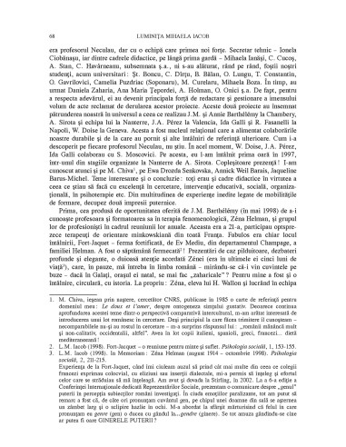 Psihologia socială. Buletinul...