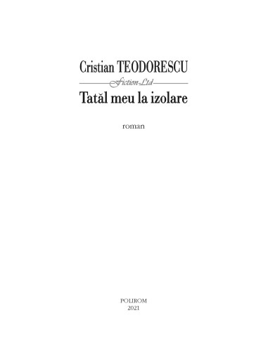 Tatăl meu la izolare Tatăl meu la izolare