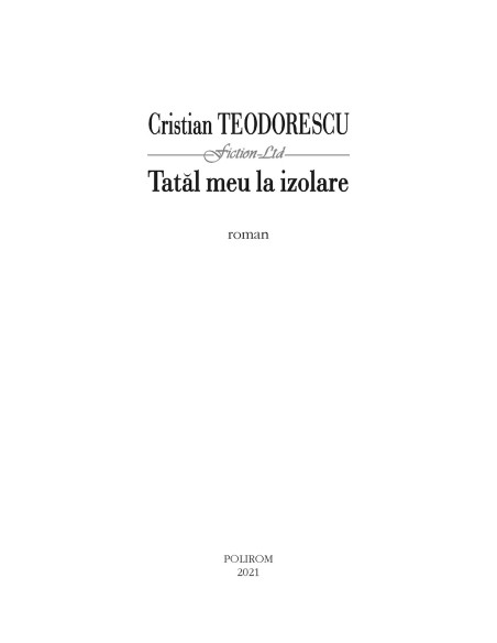 Tatăl meu la izolare