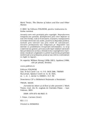 Jurnalul lui Adam și al Evei