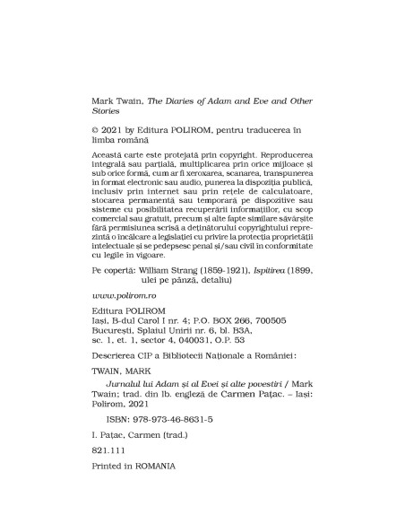 Jurnalul lui Adam și al Evei