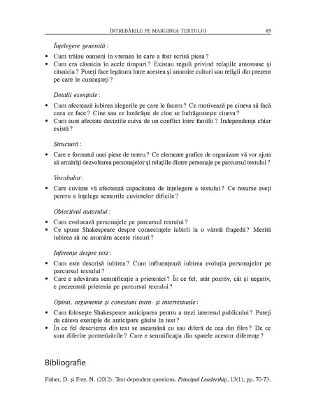 50 de metode de instruire pentru a facilita înţelegerea unui text