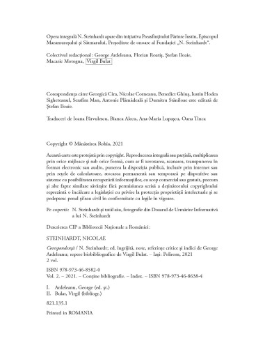 Corespondenţă. Volumul II Corespondenţă. Volumul II