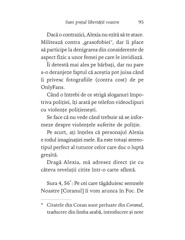 Sunt preţul libertăţii voastre