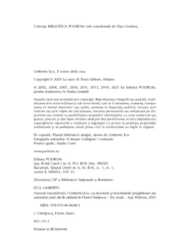 Numele trandafirului Numele trandafirului