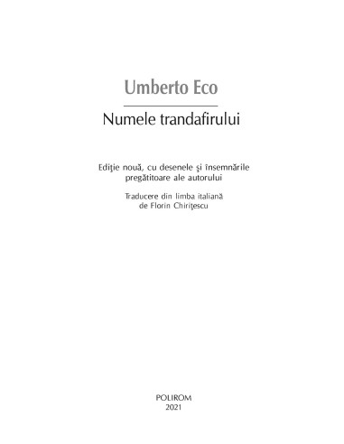 Numele trandafirului Numele trandafirului