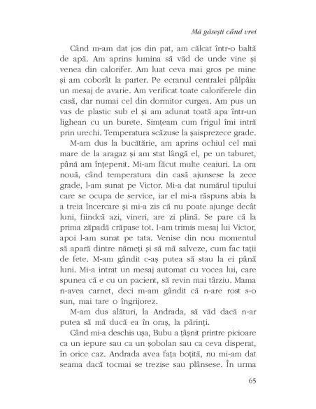 Mă găseşti când vrei