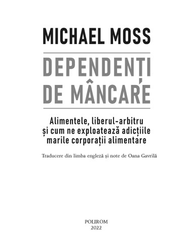 Dependenţi de mâncare
