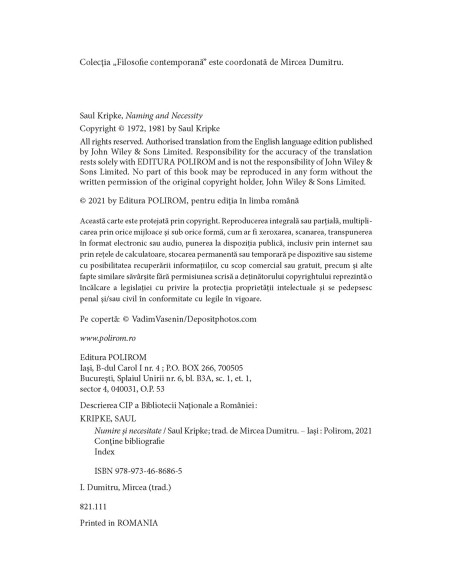 Numire şi necesitate