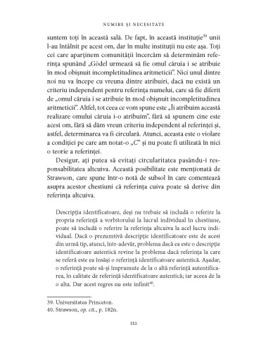 Numire şi necesitate Numire şi necesitate