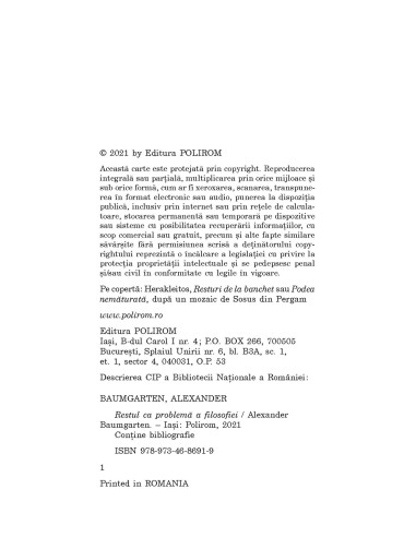 Restul ca problemă a filosofiei