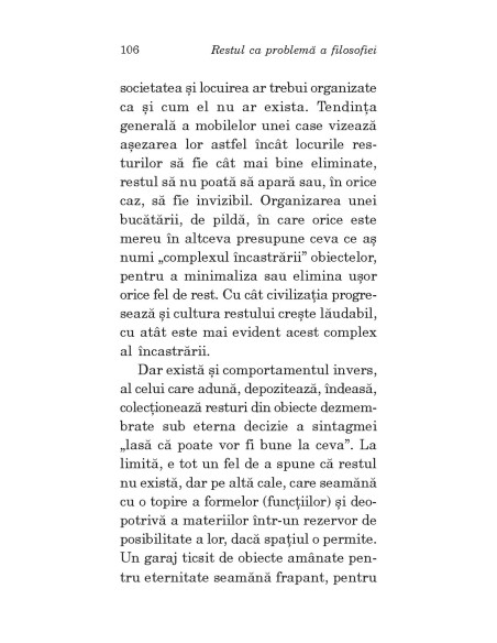 Restul ca problemă a filosofiei