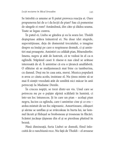 Lecţii nocturne în Micul Ierusalim