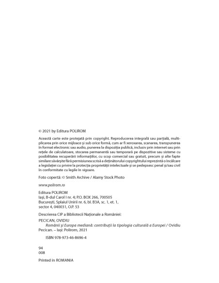 Românii și Europa mediană 