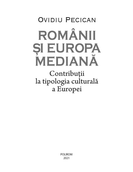 Românii și Europa mediană 