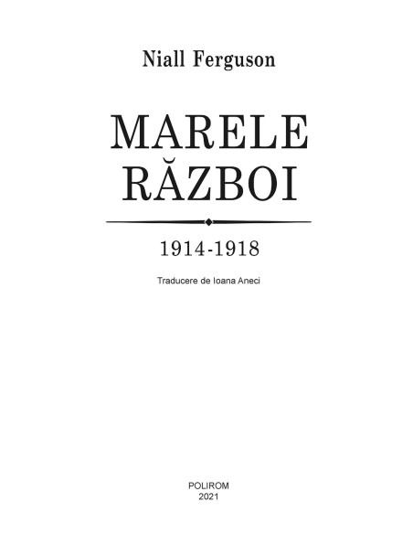 Marele Război. 1914-1918