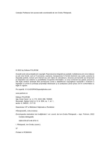 Enciclopedia metodelor de învăţământ Enciclopedia metodelor de învăţământ