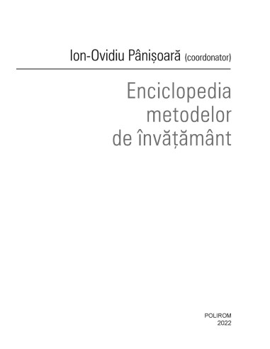 Enciclopedia metodelor de învăţământ Enciclopedia metodelor de învăţământ