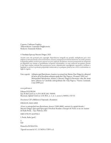 10 ani cu mitropolitul meu,... 10 ani cu mitropolitul meu,...