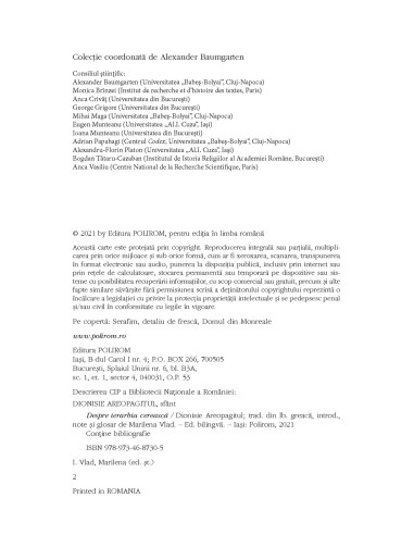 Despre ierarhia cerească