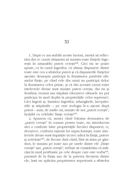 Despre ierarhia cerească