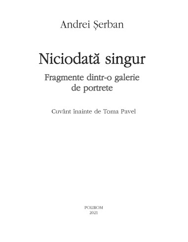 Niciodată singur