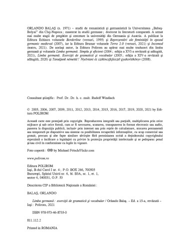 Limba germană. Exerciţii de gramatică... Limba germană. Exerciţii de gramatică...